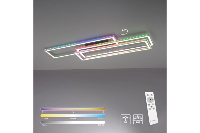 Kattovalo Felix - 71x6,9x101,2 cm - Valaistus - Sisävalaistus & lamput - Erikoisvalaisin - Tiffanylamppu