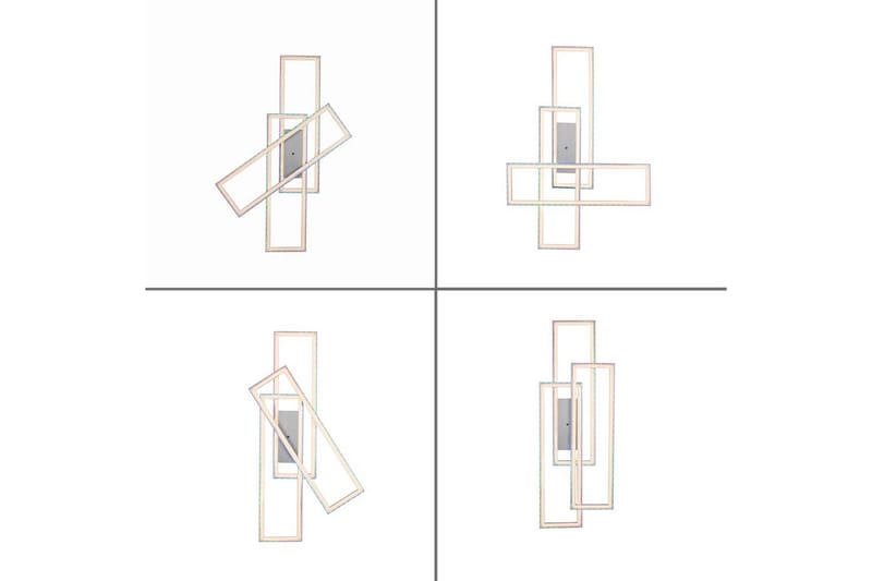 Kattovalo Felix - 71x6,9x101,2 cm - Valaistus - Sisävalaistus & lamput - Erikoisvalaisin - Tiffanylamppu