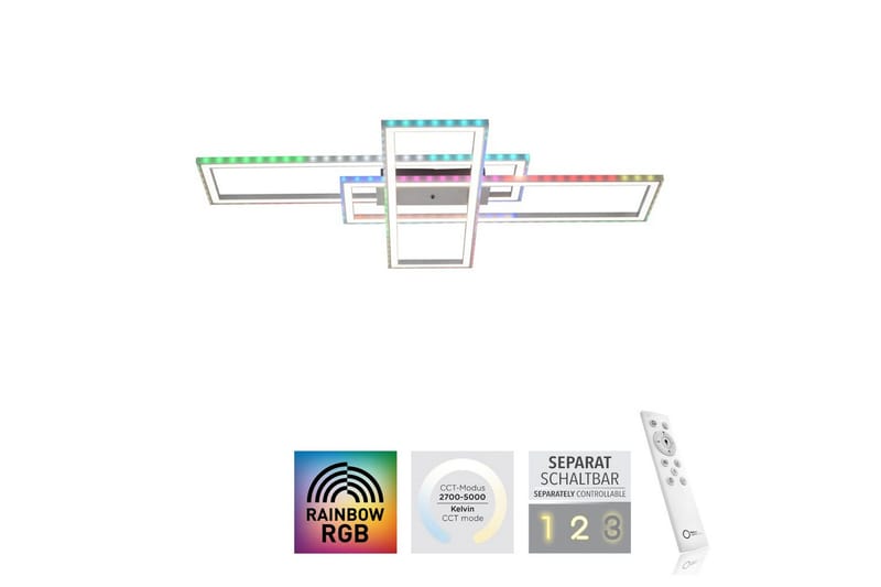 Kattovalo Felix - 71x6,9x101,2 cm - Valaistus - Sisävalaistus & lamput - Erikoisvalaisin - Tiffanylamppu