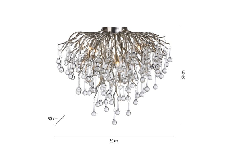 Kattovalo Icicle - 50x50x50 cm - Valaistus - Sisävalaistus & lamput - Erikoisvalaisin - Tiffanylamppu