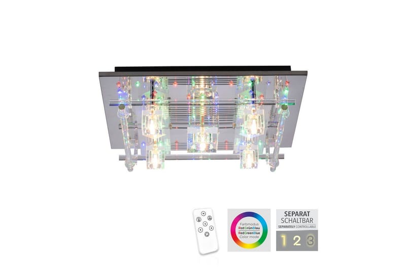 Kattovalo Kemal2.0 - 50x15x50 cm - Valaistus - Sisävalaistus & lamput - Erikoisvalaisin - Tiffanylamppu