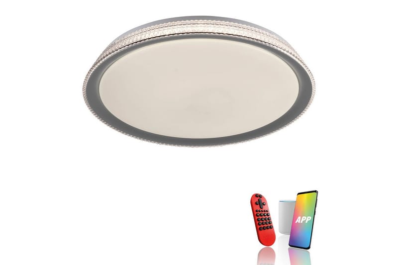 Kattovalo Lolasmart Kari - 51x9x51 cm - Valaistus - Sisävalaistus & lamput - Erikoisvalaisin - Tiffanylamppu