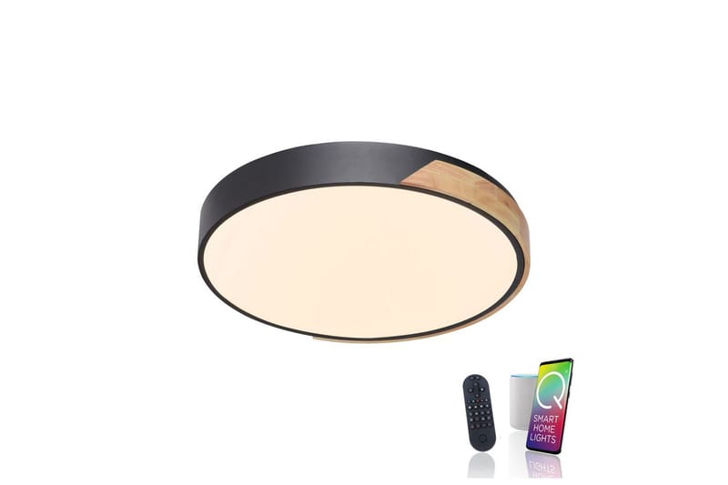 Kattovalo Q-Bila - 52x7x51 cm - Valaistus - Sisävalaistus & lamput - Erikoisvalaisin - Tiffanylamppu