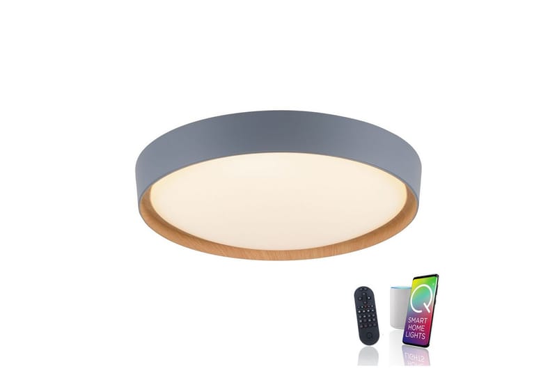 Kattovalo Q-Emilia - 50x12x50 cm - Valaistus - Sisävalaistus & lamput - Erikoisvalaisin - Tiffanylamppu