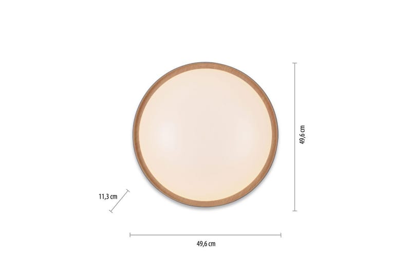 Kattovalo Q-Emilia - 50x12x50 cm - Valaistus - Sisävalaistus & lamput - Erikoisvalaisin - Tiffanylamppu