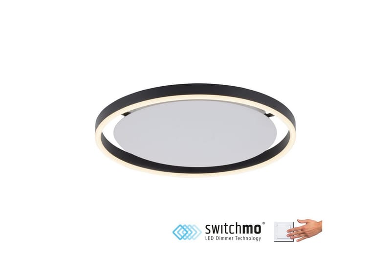 Kattovalo Ritus - 39,3x5,3x39,3 cm, Antrasiitti - Valaistus - Sisävalaistus & lamput - Erikoisvalaisin - Tiffanylamppu