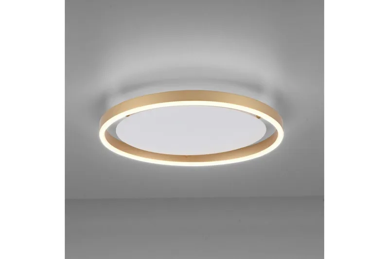 Kattovalo Ritus - 39,3x5,3x39,3 cm, Messinki matta - Valaistus - Sisävalaistus & lamput - Erikoisvalaisin - Tiffanylamppu