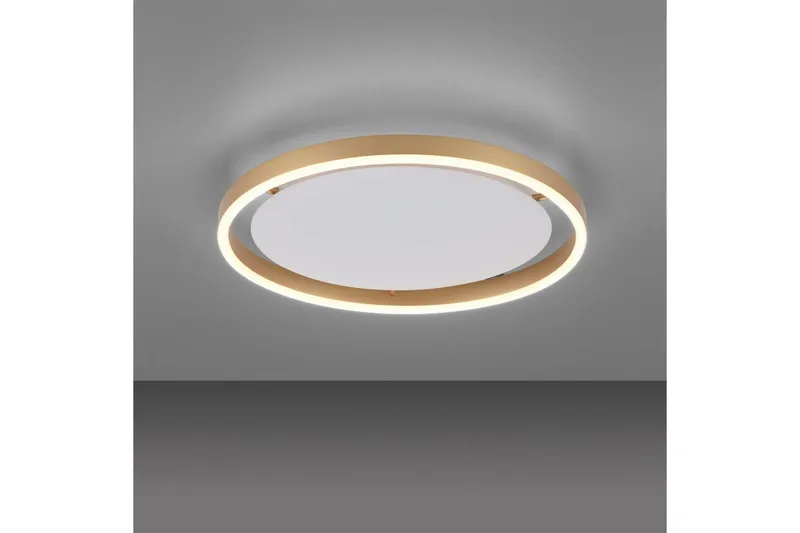 Kattovalo Ritus - 39,3x5,3x39,3 cm, Messinki matta - Valaistus - Sisävalaistus & lamput - Erikoisvalaisin - Tiffanylamppu