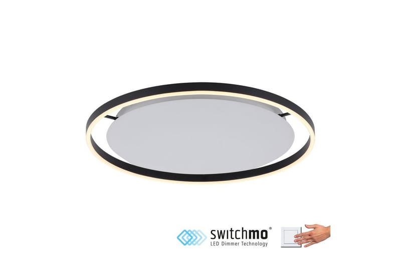 Kattovalo Ritus - 58,5x5,3x58,5 cm, Antrasiitti - Valaistus - Sisävalaistus & lamput - Erikoisvalaisin - Tiffanylamppu