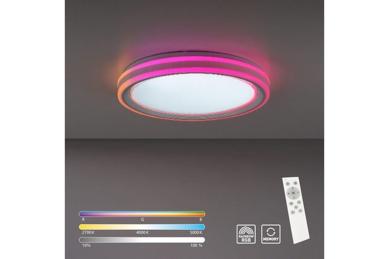 Kattovalo Spheric - 48,5x8,5x48,5 cm - Valaistus - Sisävalaistus & lamput - Erikoisvalaisin - Tiffanylamppu