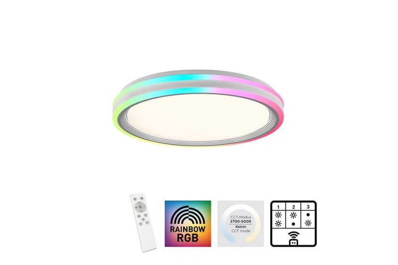 Kattovalo Spheric - 48,5x8,5x48,5 cm - Valaistus - Sisävalaistus & lamput - Erikoisvalaisin - Tiffanylamppu