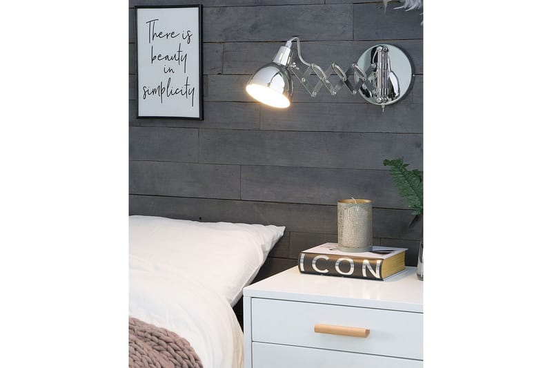 Klarve Seinävalaisin 2 kpl E14 - Hopea - Valaistus - Sisävalaistus & lamput - Erikoisvalaisin - Riisipaperivalaisin