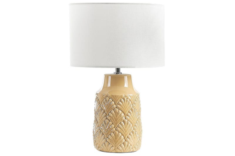 Koronis Pöytävalaisin 43 cm E27, Beige/Valkoinen