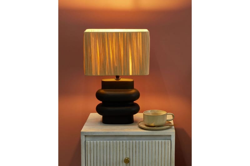 Kulsa Pöytävalaisin 42 cm E27 - Musta/Luonnonväri - Valaistus - Sisävalaistus & lamput - Erikoisvalaisin - Riisipaperivalaisin