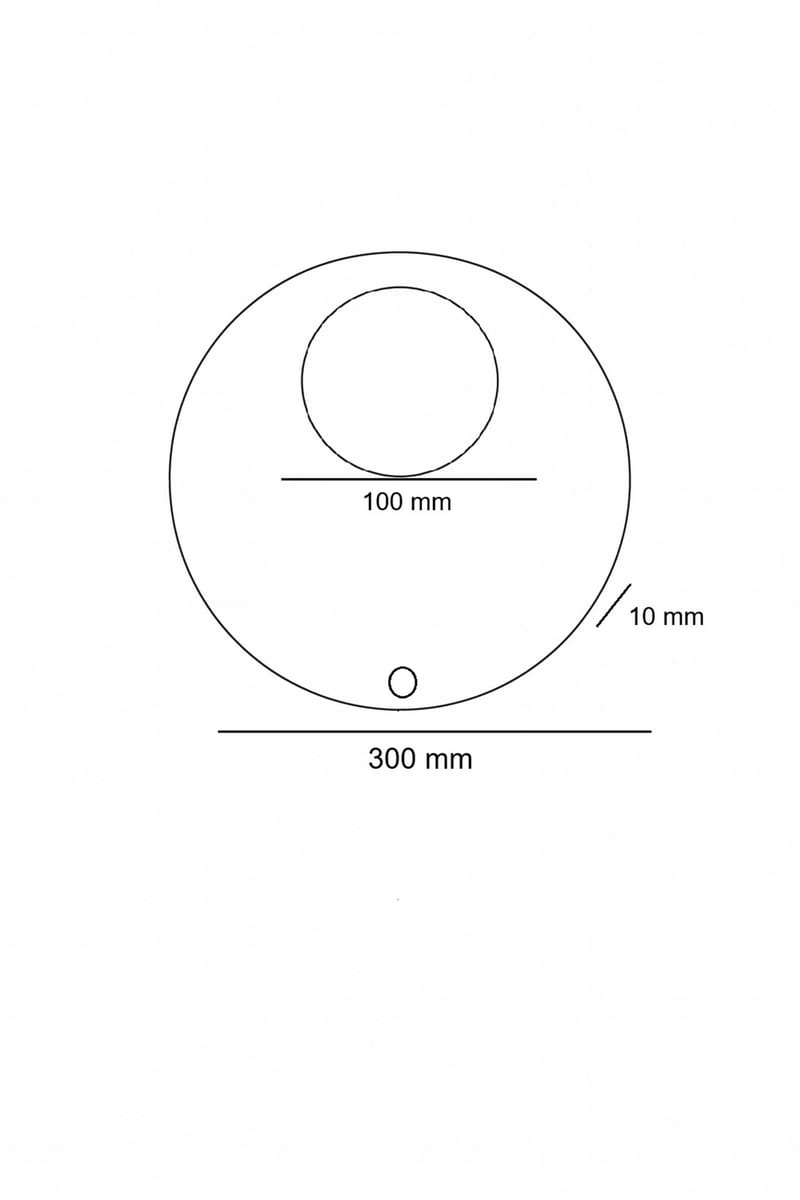 Kummer seinävalaisin 10 cm pyöreä - Valaistus - Sisävalaistus & lamput - Erikoisvalaisin - Riisipaperivalaisin