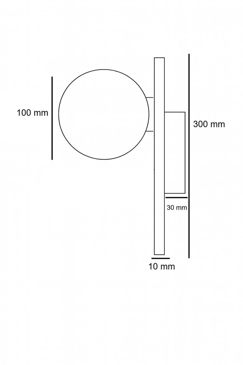 Kummer seinävalaisin 10 cm pyöreä - Valaistus - Sisävalaistus & lamput - Erikoisvalaisin - Riisipaperivalaisin