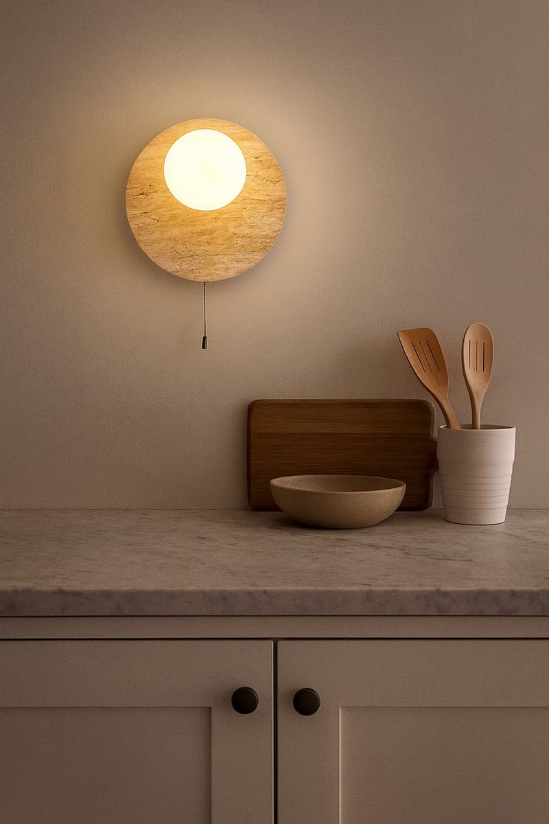 Kummer seinävalaisin 10 cm pyöreä - Valaistus - Sisävalaistus & lamput - Erikoisvalaisin - Riisipaperivalaisin