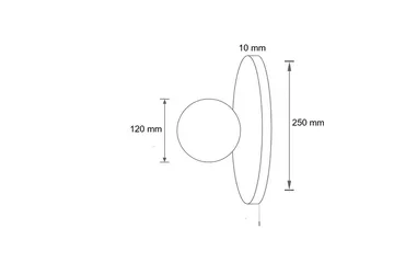 Kummer seinävalaisin 12 cm pyöreä - Valaistus - Sisävalaistus & lamput - Seinävalaisimet - Seinäplafondi