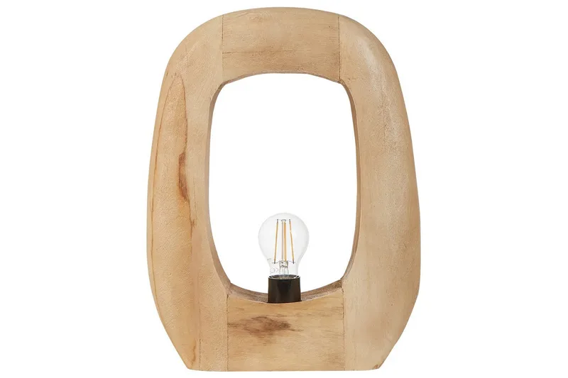 Ladaki Pöytävalaisin 40 cm E27, Vaalea puu