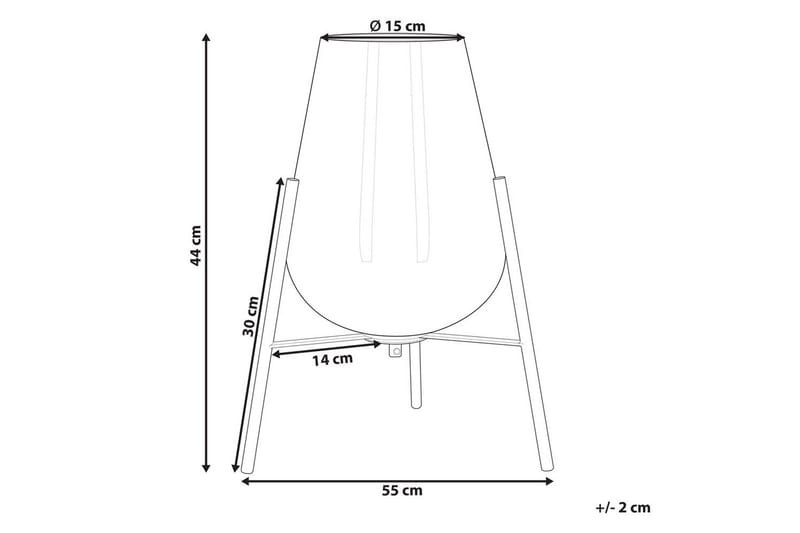 Lampione Pöytävalaisin 44 cm E27 - Monivärinen - Valaistus - Sisävalaistus & lamput - Erikoisvalaisin - Riisipaperivalaisin