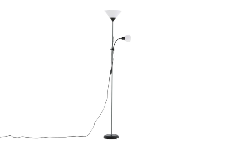 Lattiavalaisin Bagasi - Musta/Valkoinen - 5-vartinen lattiavalaisin - Lightbox - PH lamppu - Verkkovalaisin - 2-vartinen lattiavalaisin - Uplight lattiavalaisin - 3-vartinen lattiavalaisin - Kaarivalaisin - Olohuoneen valaisin - Tiffanylamppu - Riisipaperivalaisin - Lattiavalaisin