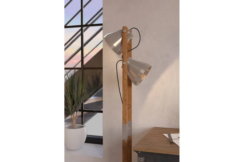 Lattiavalaisin Eglo Cawton - Ruskea - Valaistus - Sisävalaistus & lamput - Erikoisvalaisin - Kaarivalaisin