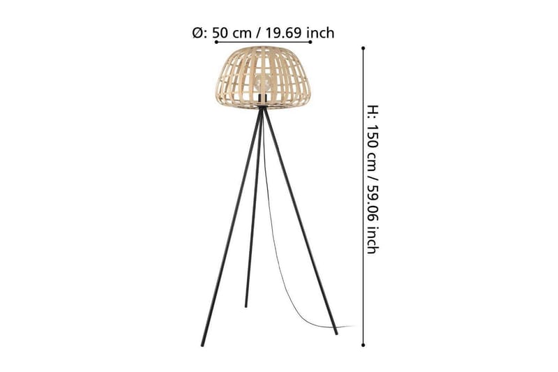 Lattiavalaisin Eglo Montezuelo Puu - Valaistus - Sisävalaistus & lamput - Erikoisvalaisin - Lightbox