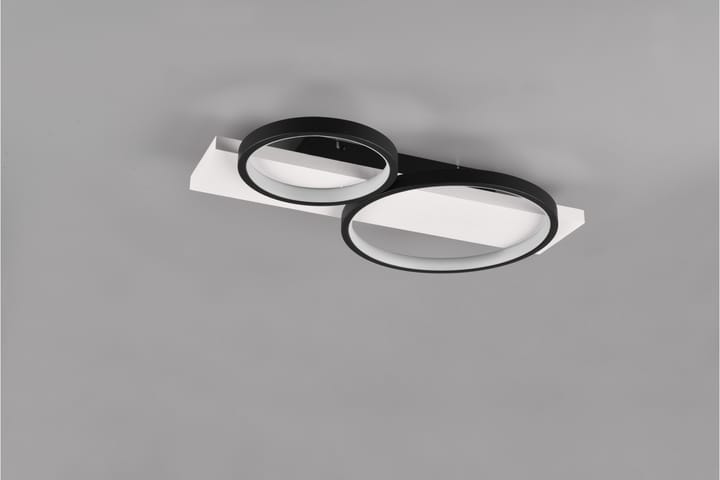 LED-Kattovalaisin Medera 2-os Mattamusta - TRIO - Tiffanylamppu - Olohuoneen valaisin - Plafondit - Kattovalaisin