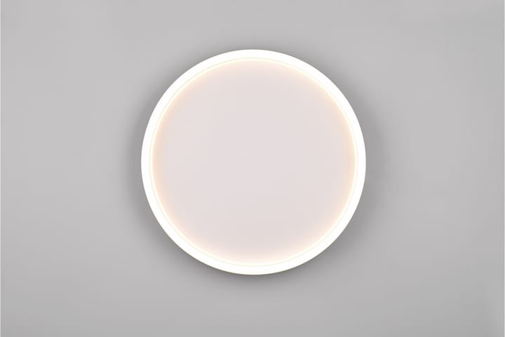 LED-Kattovalaisin Rotonda Pyöreä Mattavalkoinen - TRIO - Tiffanylamppu - Olohuoneen valaisin - Plafondit - Kattovalaisin