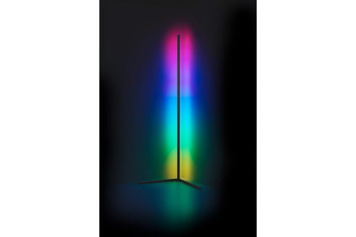 LED-Lattiavalaisin Level RGB Musta - TRIO - 5-vartinen lattiavalaisin - Lightbox - PH lamppu - Verkkovalaisin - 2-vartinen lattiavalaisin - Uplight lattiavalaisin - 3-vartinen lattiavalaisin - Kaarivalaisin - Olohuoneen valaisin - Tiffanylamppu - Riisipaperivalaisin - Lattiavalaisin