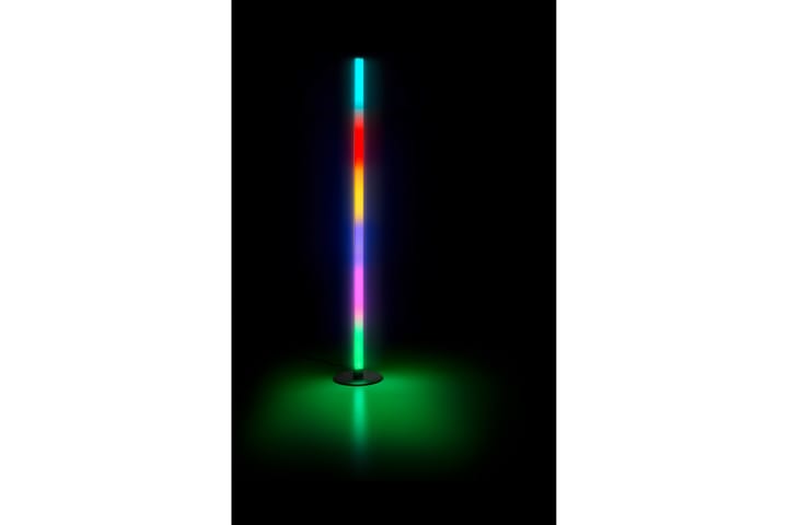 LED-Lattiavalaisin Tendo RGB Musta - TRIO - 5-vartinen lattiavalaisin - Lightbox - PH lamppu - Verkkovalaisin - 2-vartinen lattiavalaisin - Uplight lattiavalaisin - 3-vartinen lattiavalaisin - Kaarivalaisin - Olohuoneen valaisin - Tiffanylamppu - Riisipaperivalaisin - Lattiavalaisin