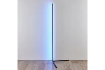 LED-Lattiavalaisin Level RGB Musta - TRIO - Valaistus - Sisävalaistus & lamput - Lattiavalaisin - 5-vartinen lattiavalaisin