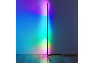 LED-Lattiavalaisin Level RGB Musta - TRIO - Valaistus - Sisävalaistus & lamput - Lattiavalaisin - 5-vartinen lattiavalaisin