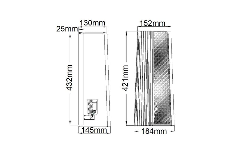 Linara Kichler Seinävalaisin - Valaistus - Sisävalaistus & lamput - Erikoisvalaisin - Riisipaperivalaisin