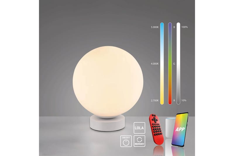 Lolasmart Bolo Just Light Pöytävalaisin - Valaistus - Sisävalaistus & lamput - Erikoisvalaisin - Riisipaperivalaisin