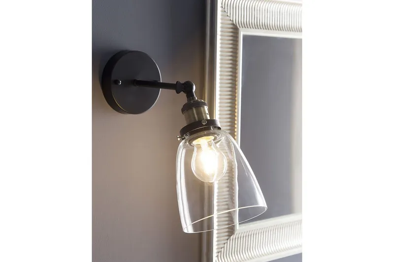 Lovataia Seinävalaisin 2 kpl E27 - Musta - Valaistus - Sisävalaistus & lamput - Erikoisvalaisin - Riisipaperivalaisin