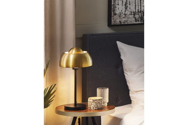 Magica Pöytävalaisin 44 cm E27 - Musta/Messinki - Valaistus - Sisävalaistus & lamput - Erikoisvalaisin - Riisipaperivalaisin