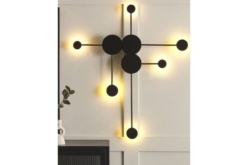 Mospat LED Seinävalaisin - Musta - Valaistus - Sisävalaistus & lamput - Erikoisvalaisin - Riisipaperivalaisin