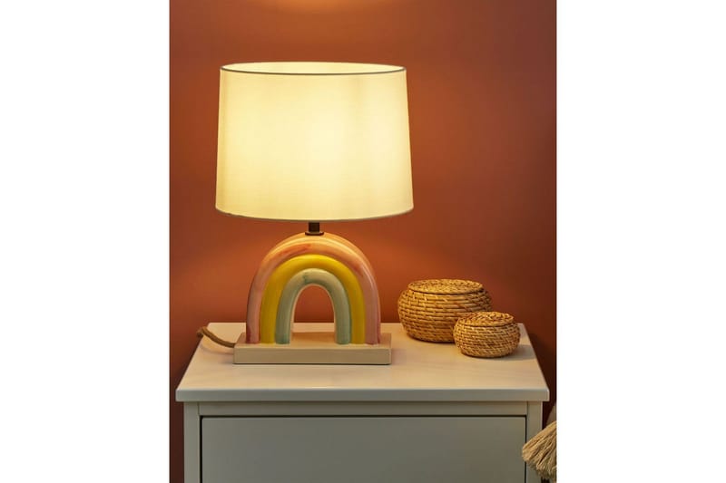 Natni Pöytävalaisin 42 cm E27 - Monivärinen - Valaistus - Sisävalaistus & lamput - Erikoisvalaisin - Riisipaperivalaisin