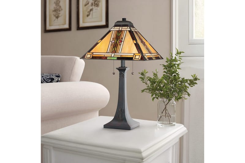 Navajo Quoizel Pöytävalaisin - Valaistus - Sisävalaistus & lamput - Erikoisvalaisin - Riisipaperivalaisin