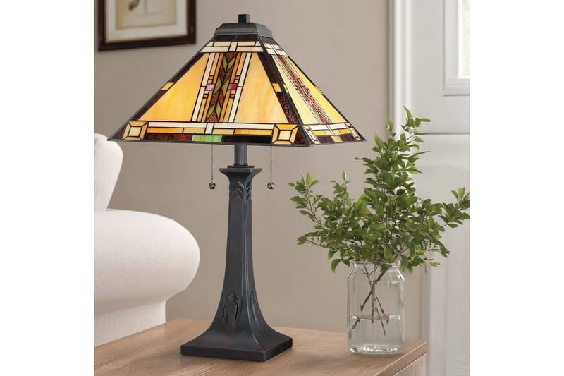 Navajo Quoizel Pöytävalaisin - Valaistus - Sisävalaistus & lamput - Erikoisvalaisin - Riisipaperivalaisin