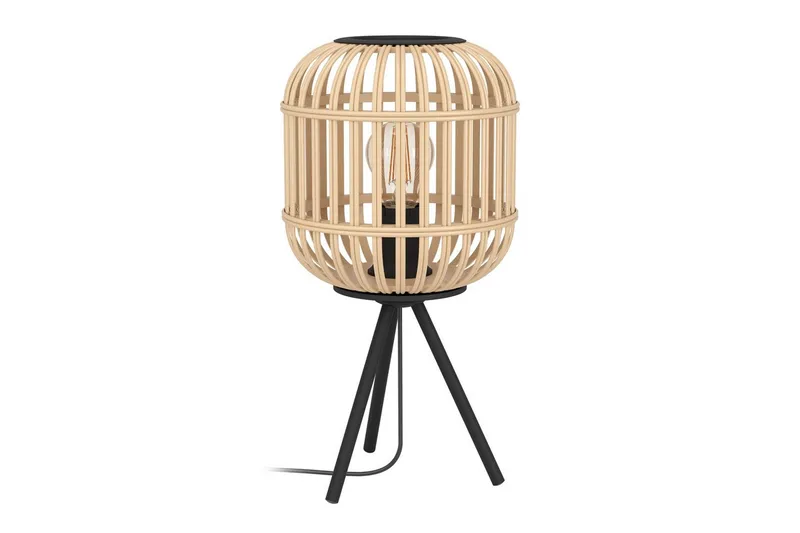 Pöytälamppu Eglo Bordesley, Musta/Ruskea