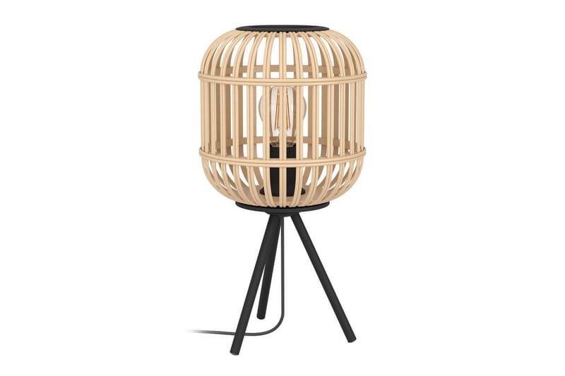 Pöytälamppu Eglo Bordesley, Musta/Ruskea