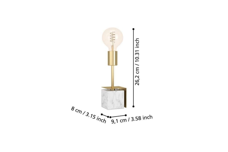 Pöytälamppu Eglo Carmita Valkoinen/Harmaa - Valkoinen/Harmaa - Valaistus - Sisävalaistus & lamput - Erikoisvalaisin - Riisipaperivalaisin