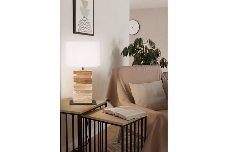 Pöytälamppu Eglo Contessore Suora Valkoinen/puu - Valaistus - Sisävalaistus & lamput - Erikoisvalaisin - Riisipaperivalaisin