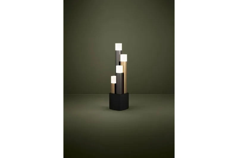 Pöytälamppu Eglo Estanterios harmaa/ruskea 4 lampulla - Valaistus - Sisävalaistus & lamput - Erikoisvalaisin - Riisipaperivalaisin