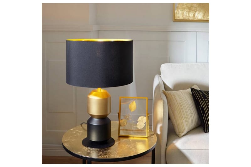 Pöytälamppu Eglo Laurignano Musta/Kulta - Valaistus - Sisävalaistus & lamput - Erikoisvalaisin - Riisipaperivalaisin
