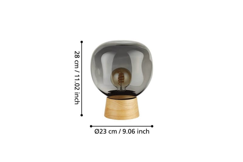 Pöytälamppu Eglo Magacela Harmaa/Läpinäkyvä - Valaistus - Sisävalaistus & lamput - Erikoisvalaisin - Riisipaperivalaisin