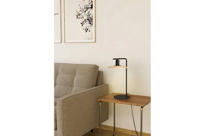 Pöytälamppu Eglo Mayazes Musta/Puu - Valaistus - Sisävalaistus & lamput - Erikoisvalaisin - Riisipaperivalaisin