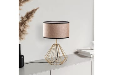 Pöytävalaisin Almasi Beige / Kulta - Beige / Kulta - Valaistus - Sisävalaistus & lamput - Ikkunavalaisimet - Ikkunavalaisin jalalla